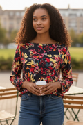 S.Oliver blouse multicolore - neuve - taille 36