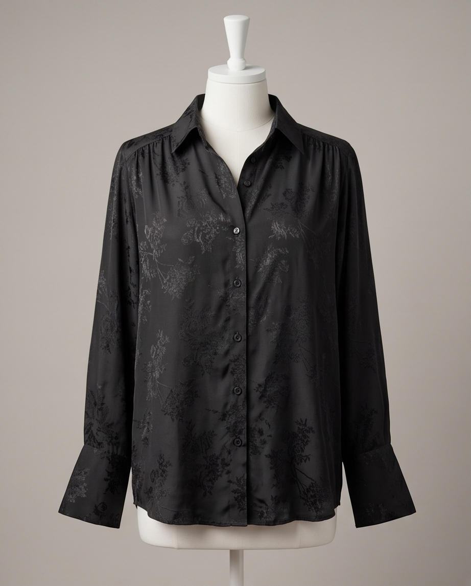 Grace & Mila Chemisier noir - neuf - L & XL