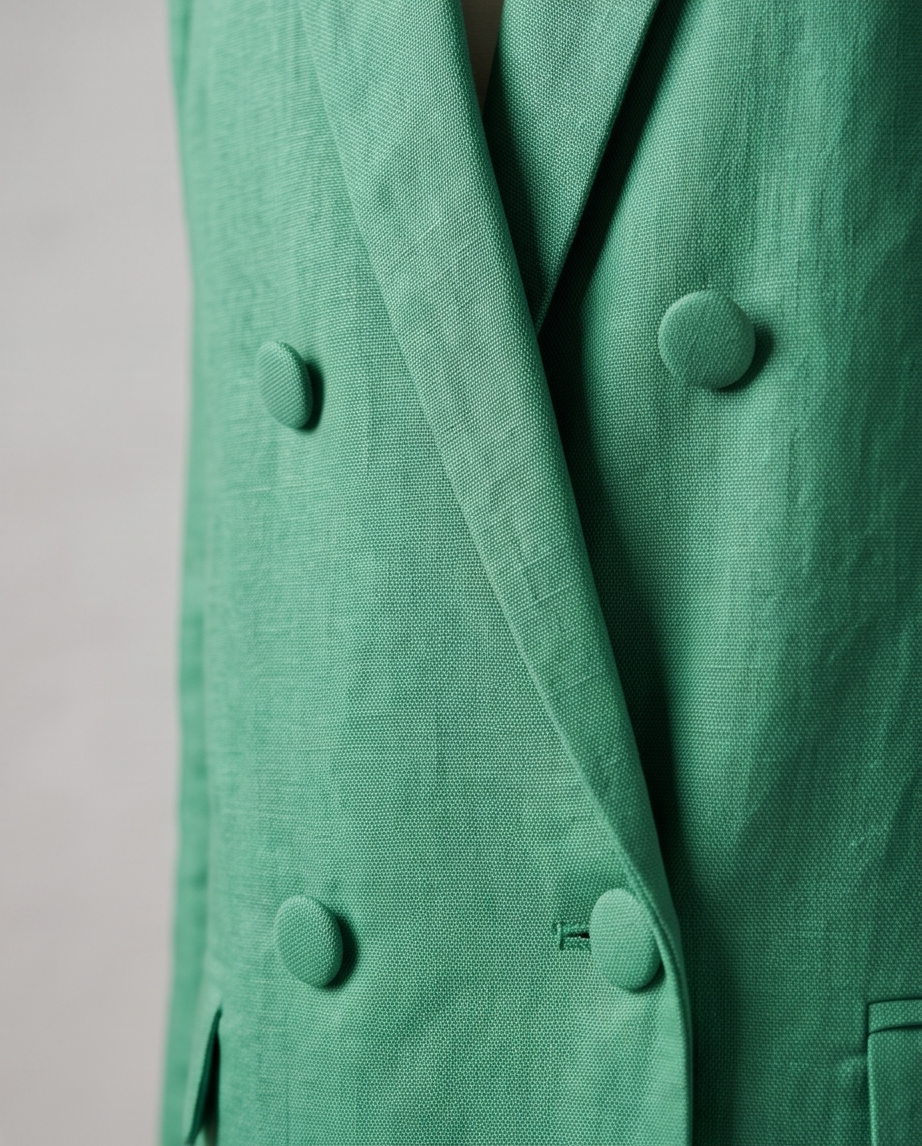 Blazer vert lin Grace & Mila - neuf - taille S & XS