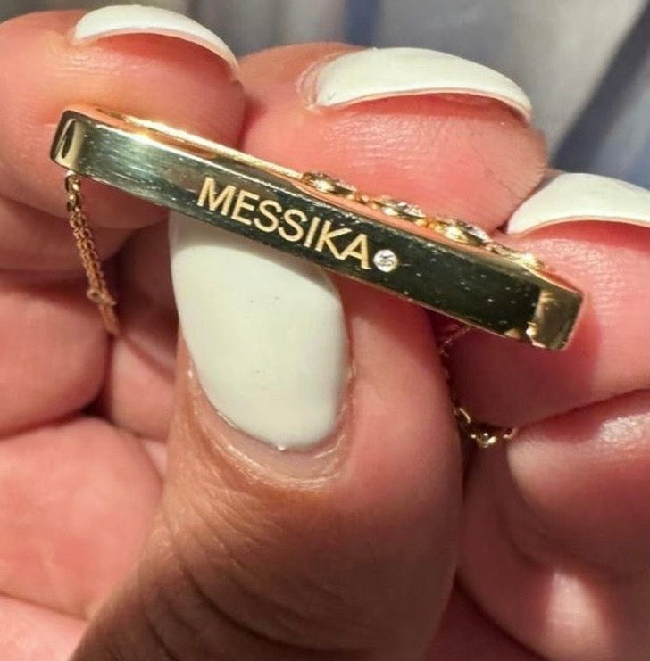 Collier Messika MOVE — Or Jaune 18 Carats & Diamants — Grand Modèle