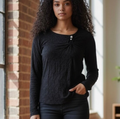 SALSA JEANS pull noir - neuf - L