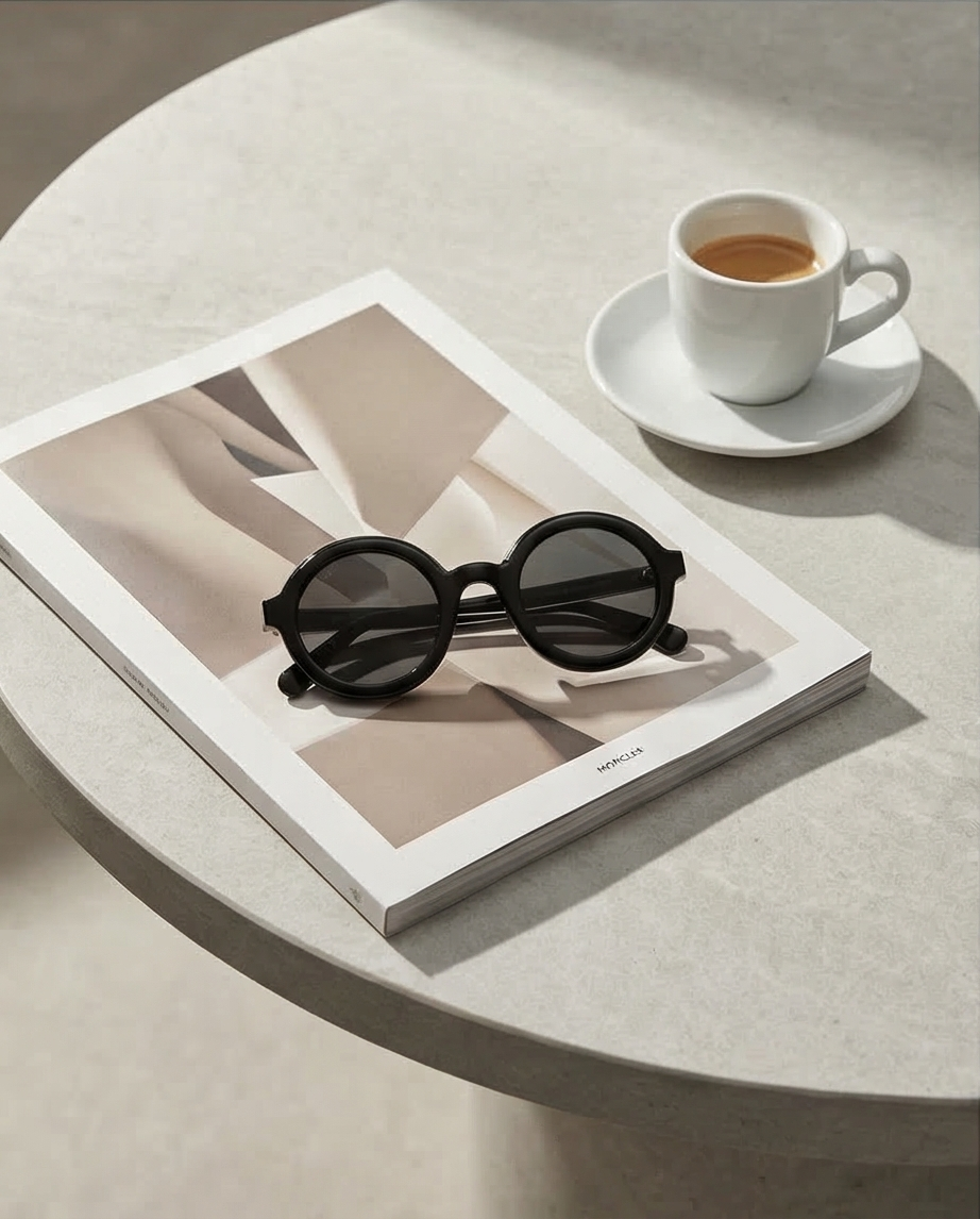 Lunettes de Soleil MONCLER — Neuves — Monture Géométrique