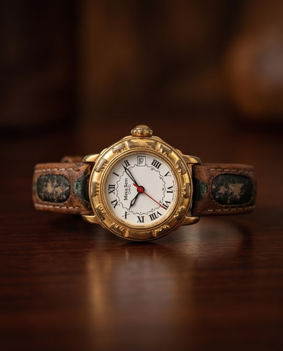 Michel Jordi “Suisse 1291” – Édition anniversaire 1991 – Bracelet cuir d’origine