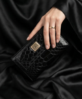 Portefeuille Cavalinho — Cuir Verni Noir — Parfait État
