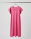 Robe Longue Coton Rose — Neuve — Taille S/M
