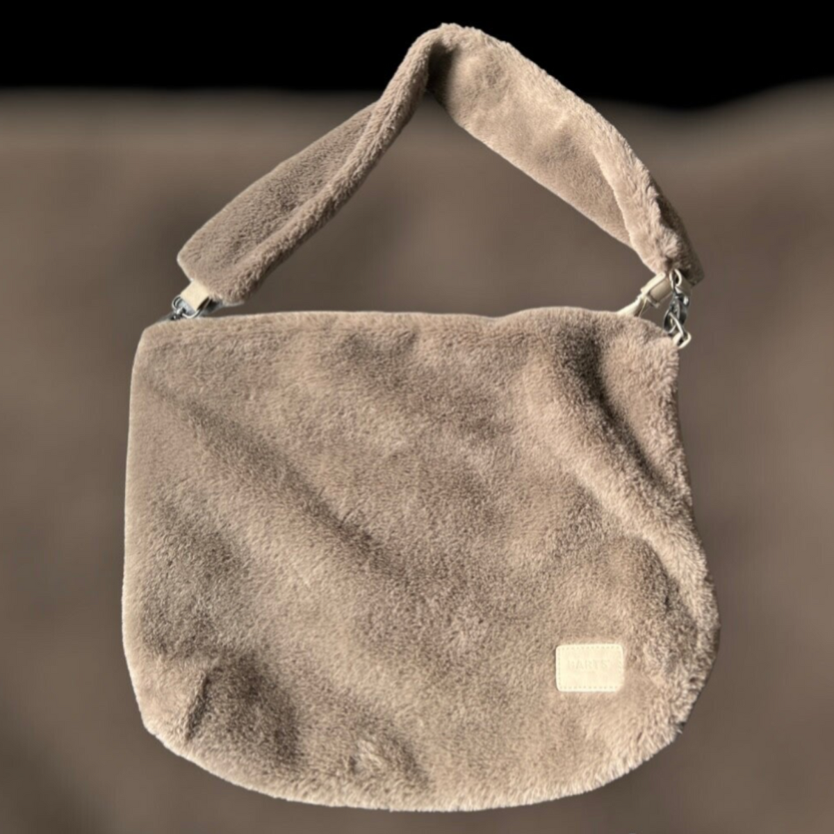 Sac en tissu doux aspect peluche - bon état