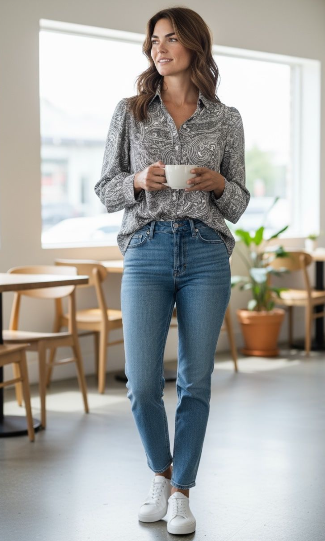 Esprit blouse blanche - neuve - taille 32