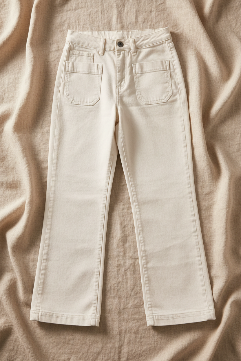 Pantalon DenimStudio Écru — Neuf — Taille 24/30