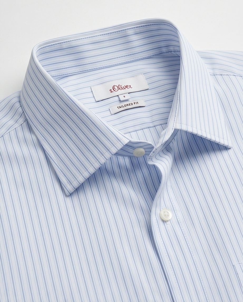Chemise S.Oliver Homme Coton Coupe Ajustée — Neuve — Taille L