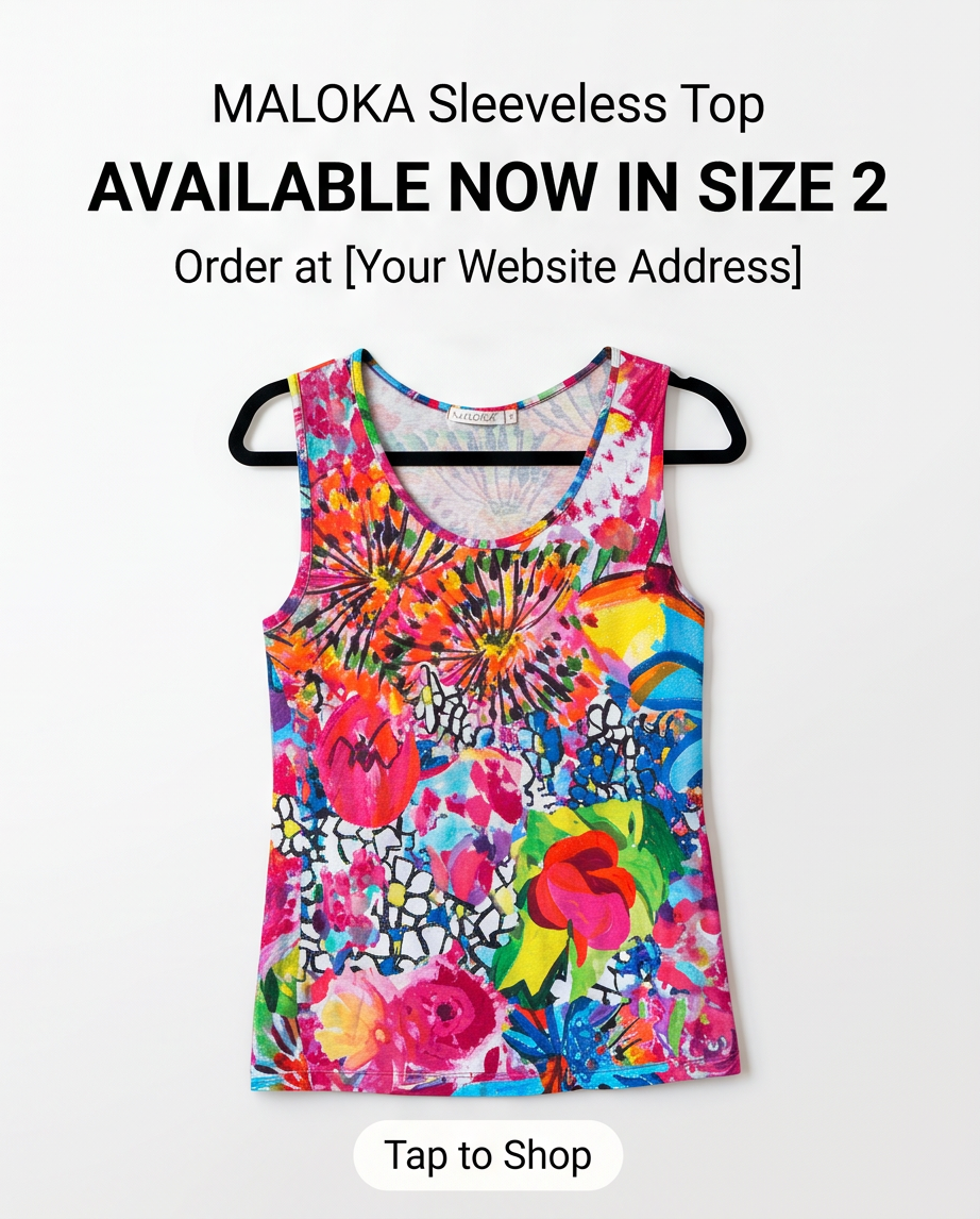 Top Maloka multicolore — très bon état — taille 2