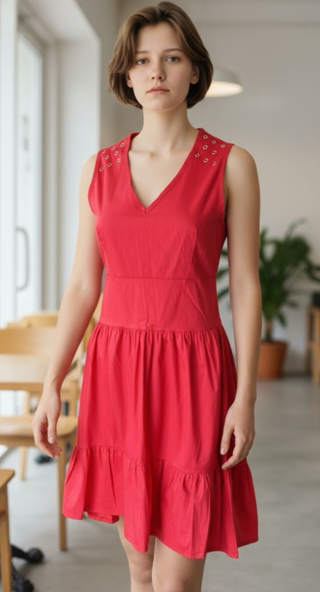 Maloka robe rouge - neuve - taille 0