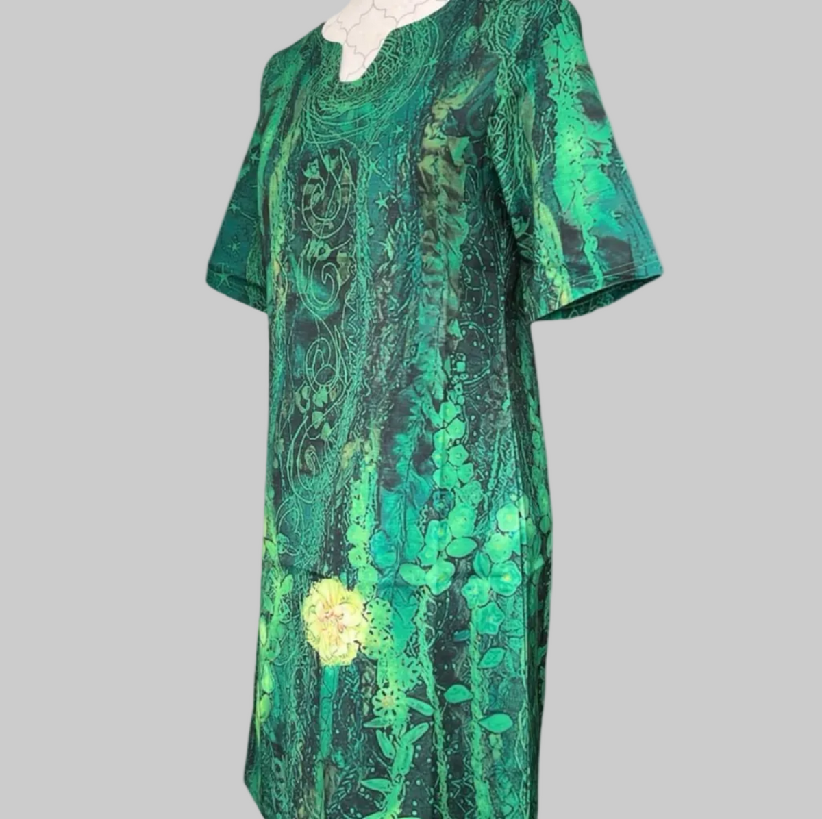 Robe d’Été Verte — Neuve — Taille M (taille petit)