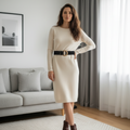 Ceinture Grace & Mila Noire — Boucle Dorée — Neuve