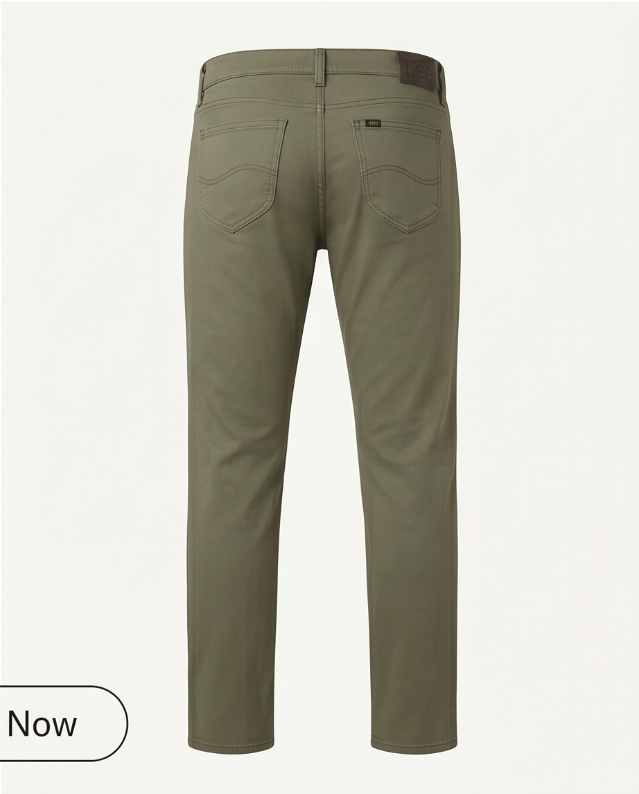 Pantalon Homme Lee Vert — Neuf — Taille 30/34