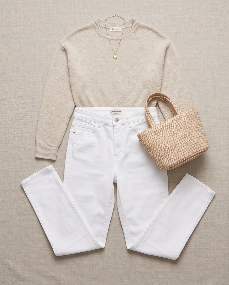 🎵stradivarius pantalon blanc — bon état — taille38