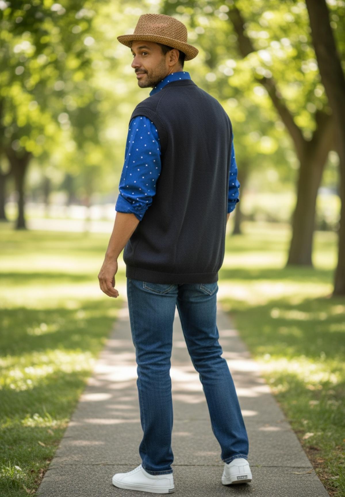 Esprit débardeur homme marine - neuf - taille M