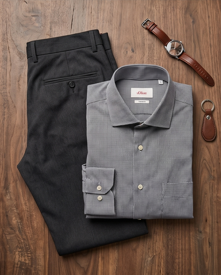 Chemise S.Oliver Homme Coupe Soignée — Neuve — Taille L