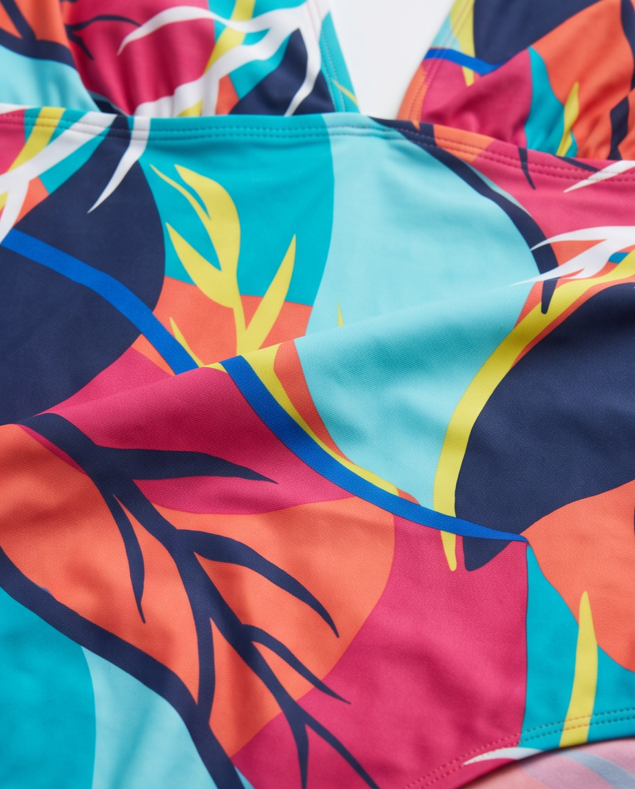 Maillot de bain aux motifs colorés — très bon état — taille M