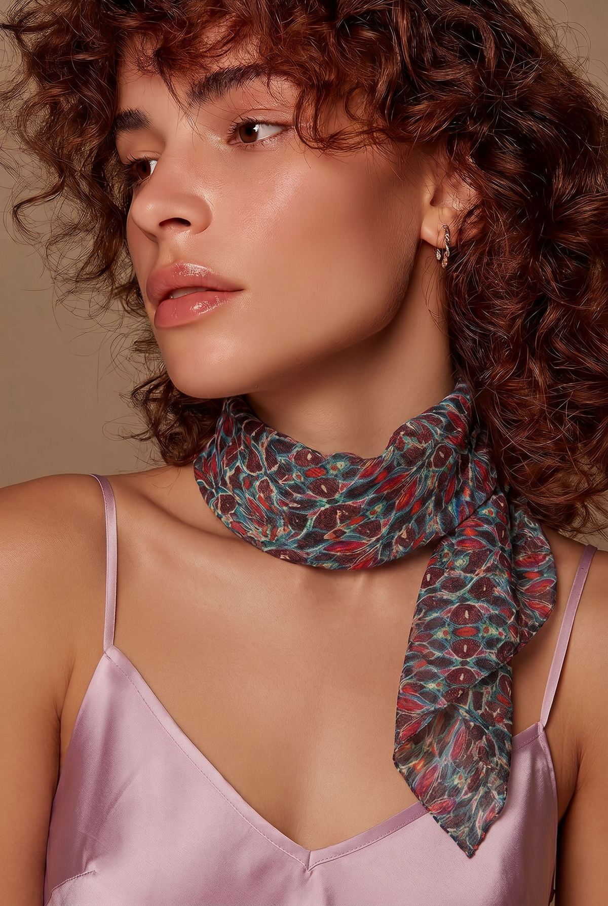 Écharpe d’Été LPB — Motifs Colorés — Neuve