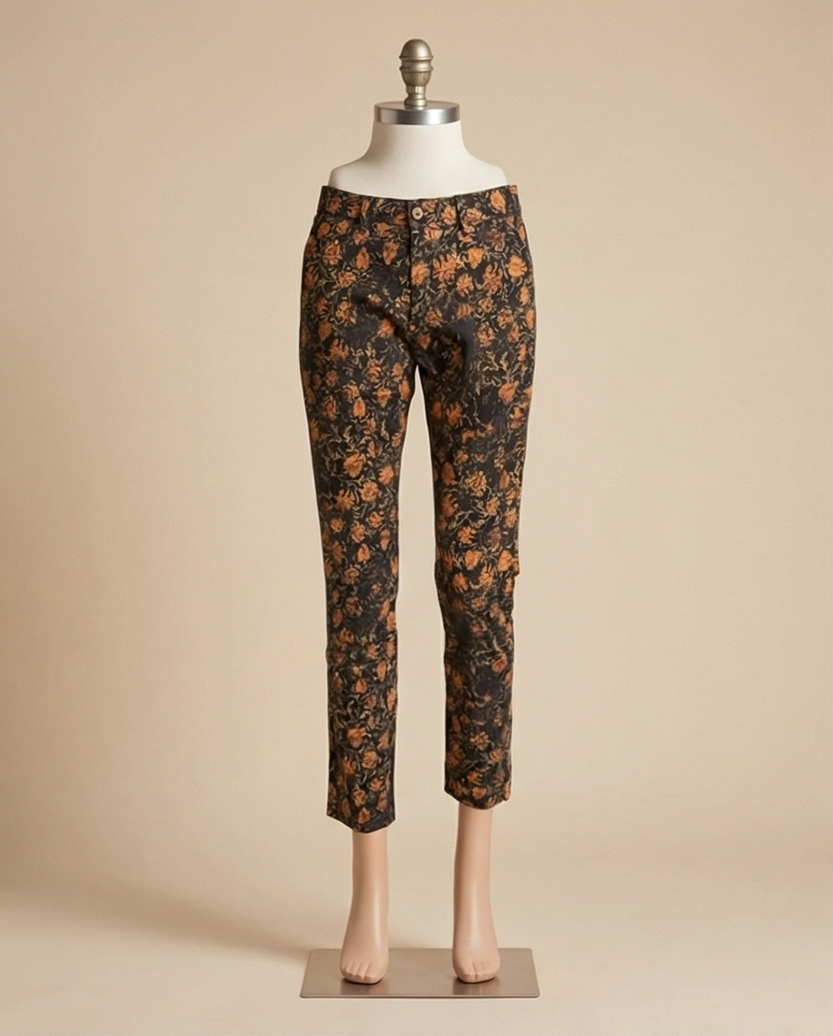 Hood Pantalon Coton Multicolore — Neuf — Taille 26