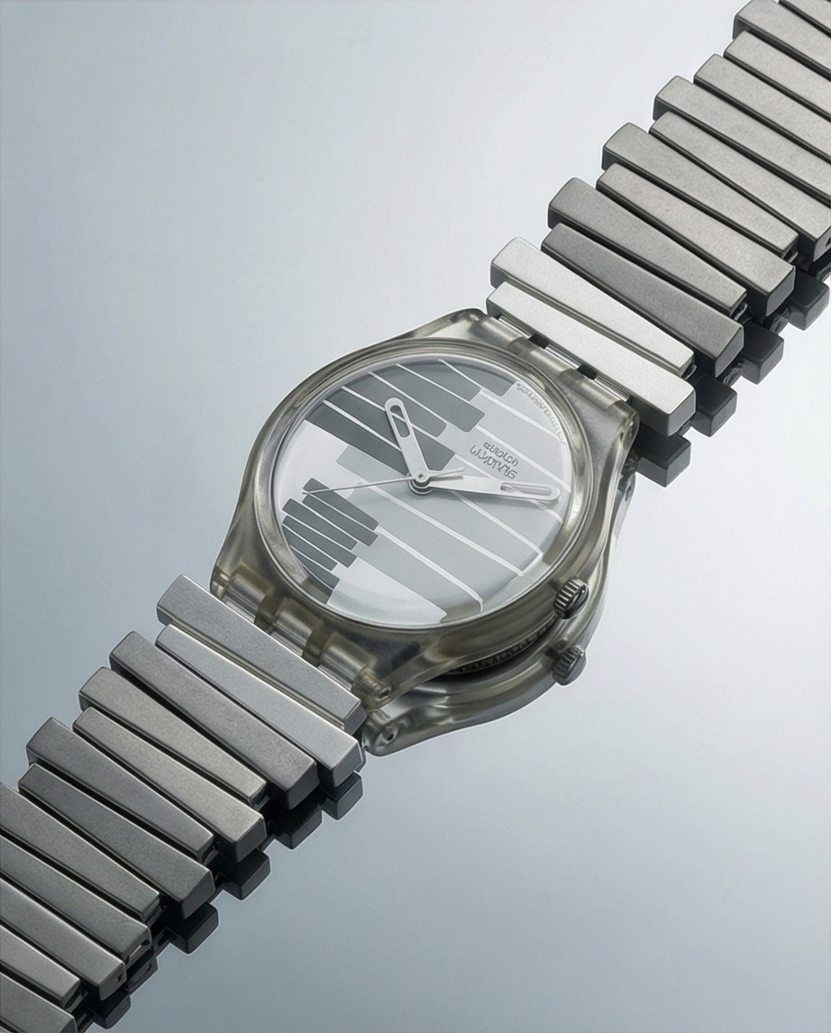 Swatch montre bracelet vintage années 1995 — très bon état