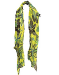 Écharpe Légère d'Été Driver Jeans — Motifs Floraux — Neuve